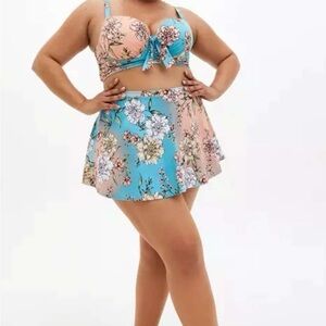Torrid floral bikini size C/D